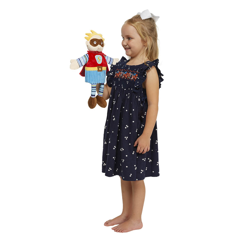 Storyteller Mask Story Tellers: Super Hero (Brown Mask) – The Puppet Company