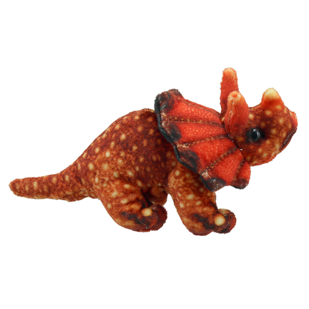 Triceratops (Orange) - Finger Puppets