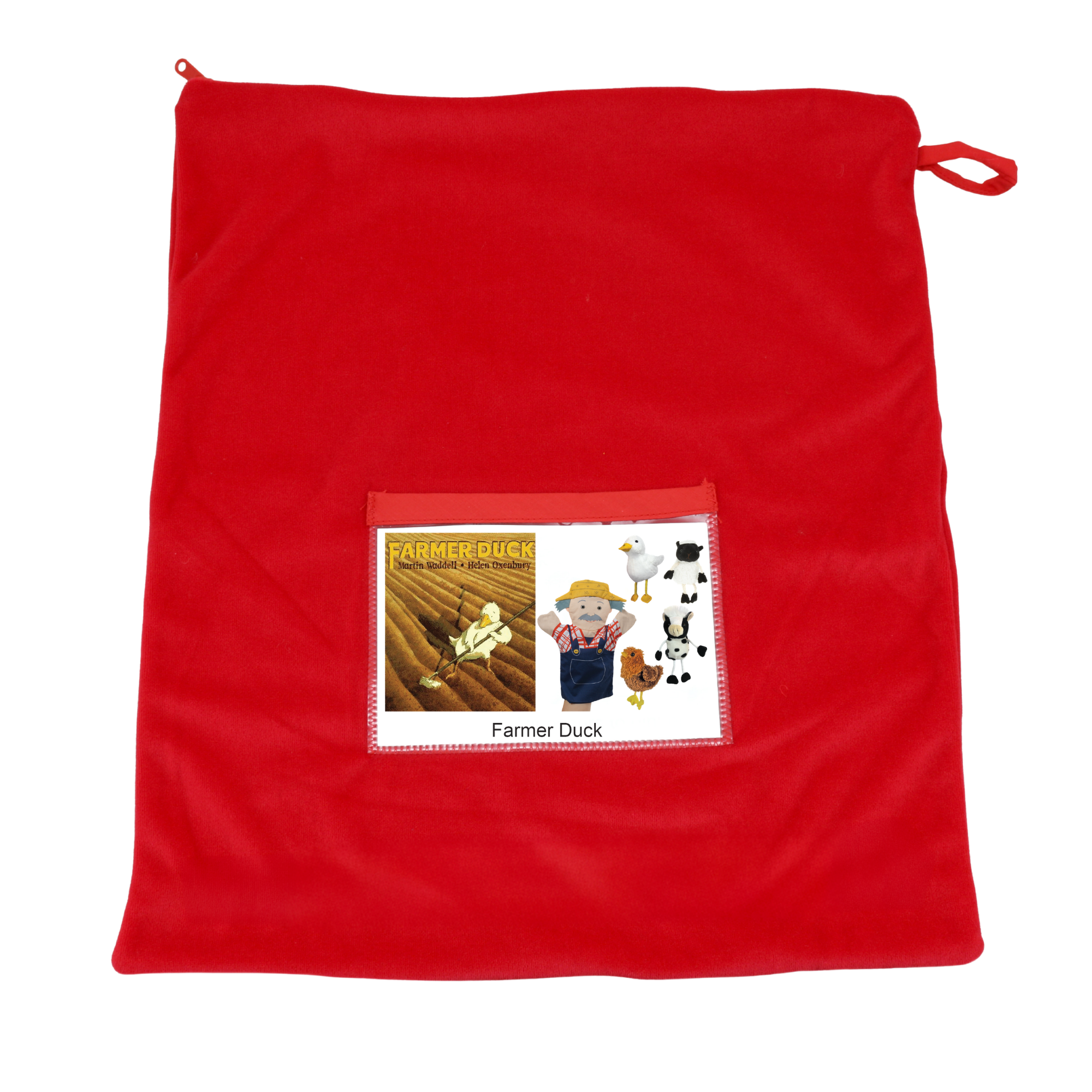 Farmer Duck Book with Farmer Hand Puppet & Finger Puppets