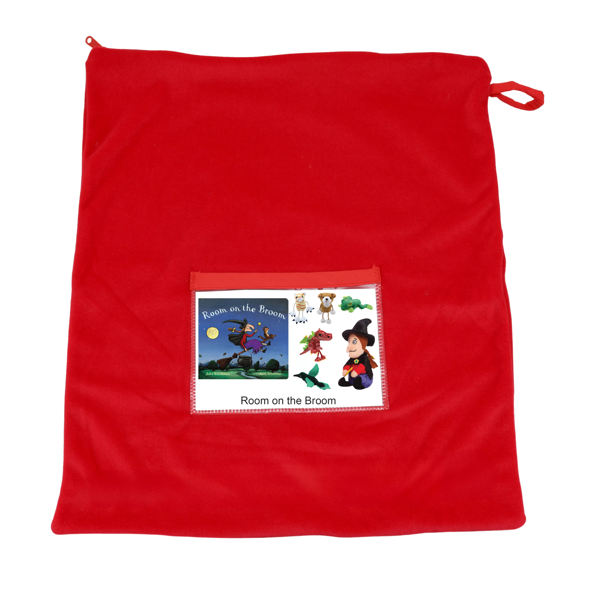 Room on the Broom Book with Soft Toy Witch & Finger Puppets