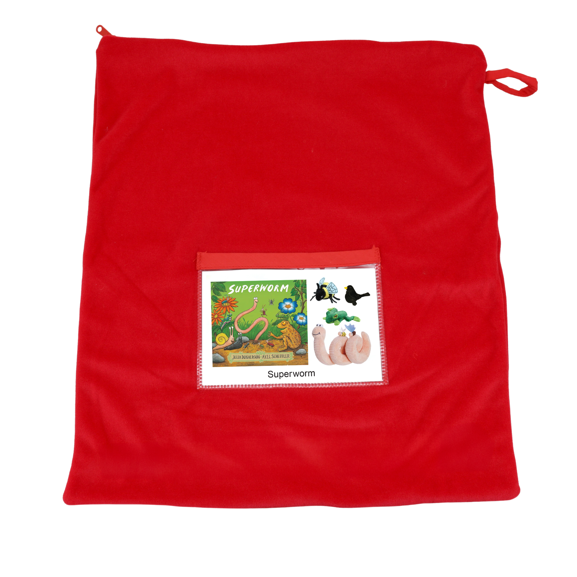 Superworm Book with Superworm Soft Toy & Finger Puppets
