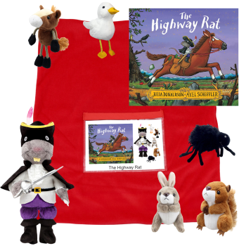 The Highway Rat Book with Highway Rat Soft Toy & Finger Puppets