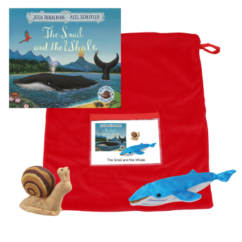 The Snail and the Whale Book with Finger Puppets