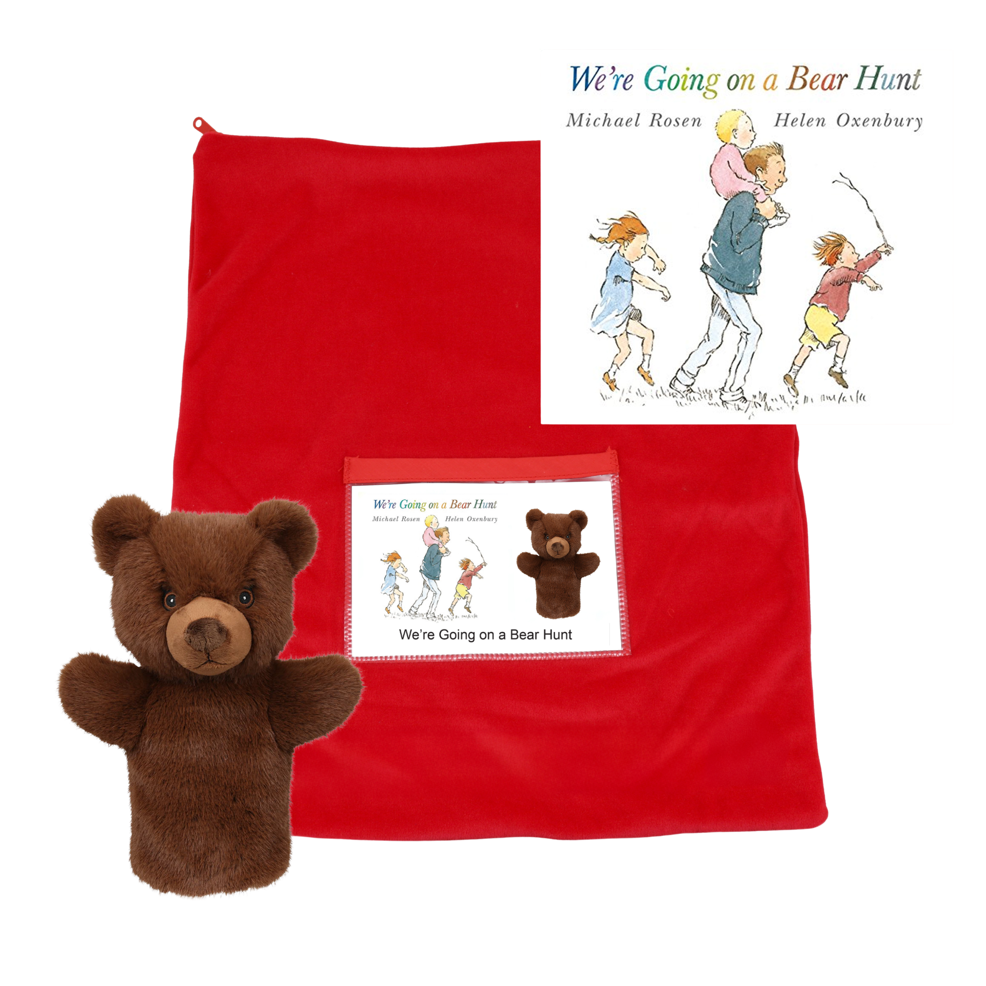 We’re Going On A Bear Hunt Book with Hand Puppet