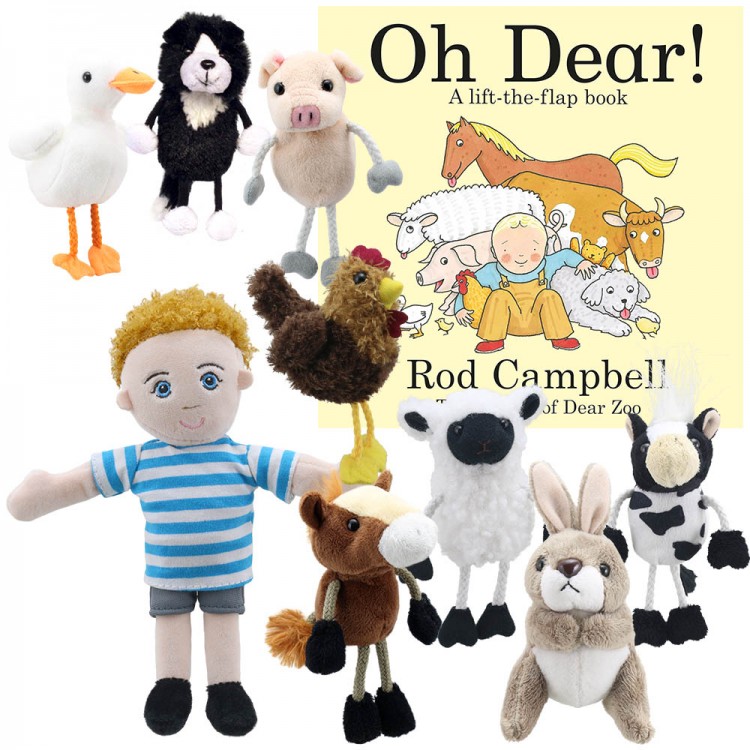 Oh Dear! Book and Puppet Set