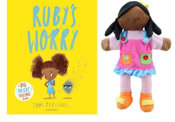Ruby's Worry Book and Puppet Set