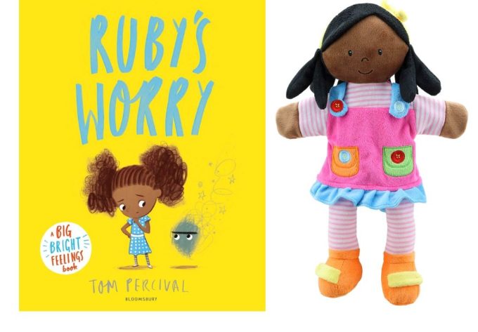 Ruby's Worry Ar Ruby’s Worry Book and Puppet Set – The Puppet Company