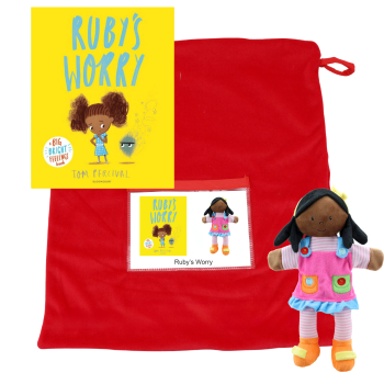 Ruby&rsquo;s Worry Book with Girl Hand Puppet