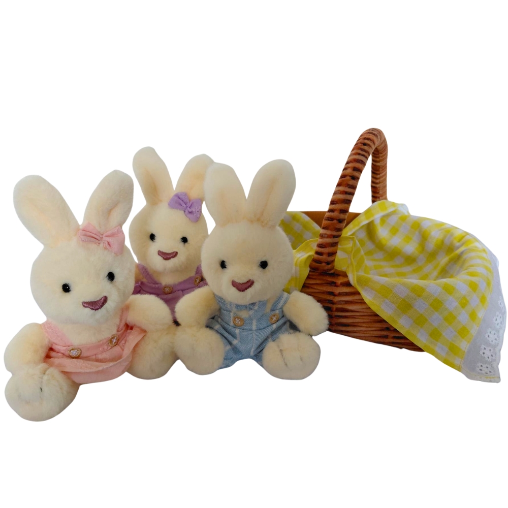 Wilberry Bunnies Picnic Soft Toy Set